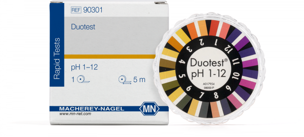 pH indicatorpapier pH 1-12 Duotest