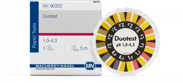 pH indicatorpapier pH 1,0-4,3  Duotest
