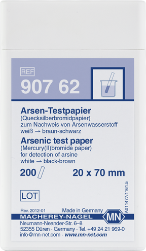 Zilverbromide-arseen testpapier - Antonides -  Teststrips