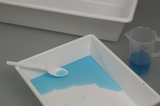 Labtray, PP wit, lengte x breedte 515x415mm, 15 liter