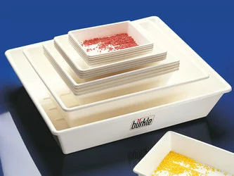 Labtray, PP wit, lengte x breedte 515x415mm, 15 liter