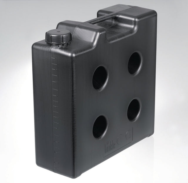 Jerrycan 10 l, HDPE, Ruimtebesparend, geleidend, zonder schroefaansluiting