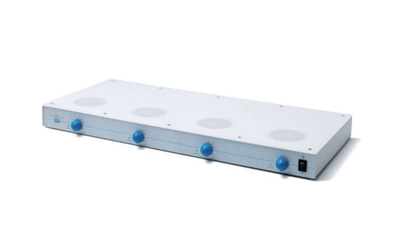 Magneetroerder, Velp AMI4, max 1100 rpm, roercapaciteit max 5l per positie