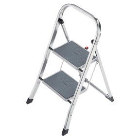 Productfoto van Trap, Hailo K70 Standardline, opvouwbaar, aluminium, 2 treden, 47cm, anti slip laag