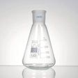Erlenmeyerkolven, 100 ml, NS 14/23, boro. 3.3, witte maatverdeling