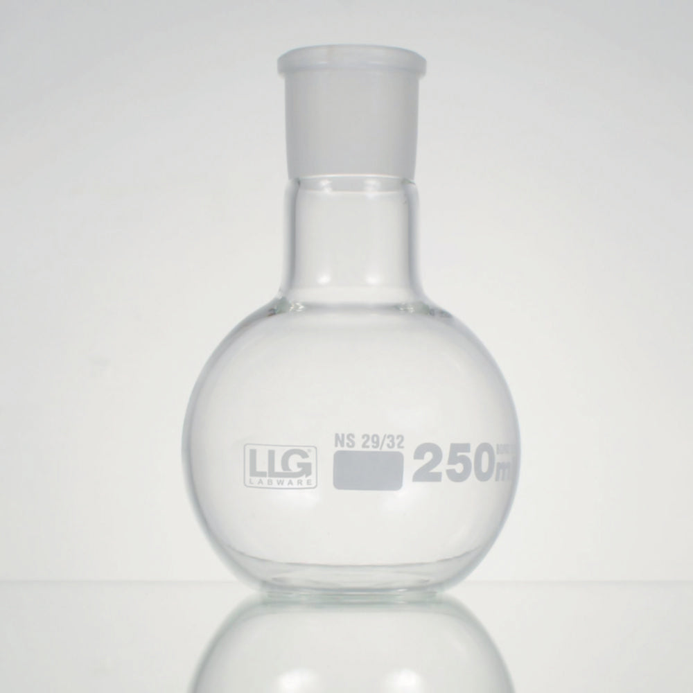 Platbodemkolven, borosilicaatglas 3.3, 100 ml, NS 29