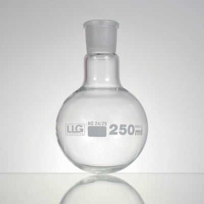 LLG rondbodemkolven, 100 ml, NS 29/32, boro. 3.3