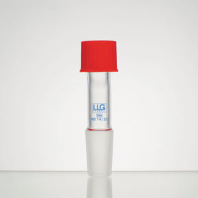 LLG adapter GL 14 voor thermometers 6-8 mm Ø, NS 14/23 Boro 3.3, rechte vorm