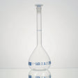Maatkolven, klasse A, 25 ml, NS 12/21, boro. 3.3, blauwe maatverdeling en PE-stop