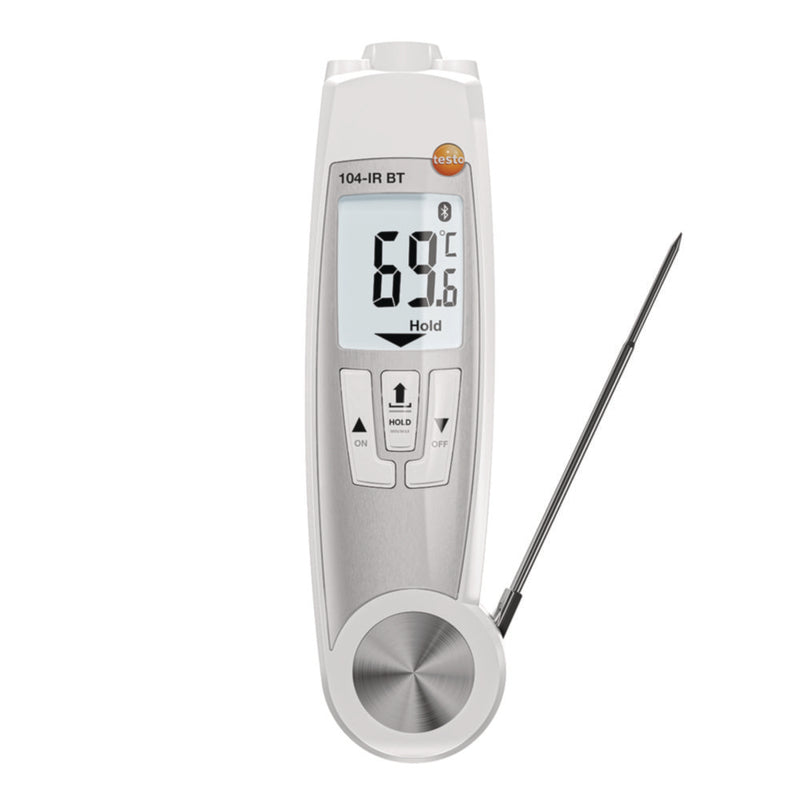 Productfoto van Infrared/Penetration Food Thermom. testo 104-IR BT with app connection
