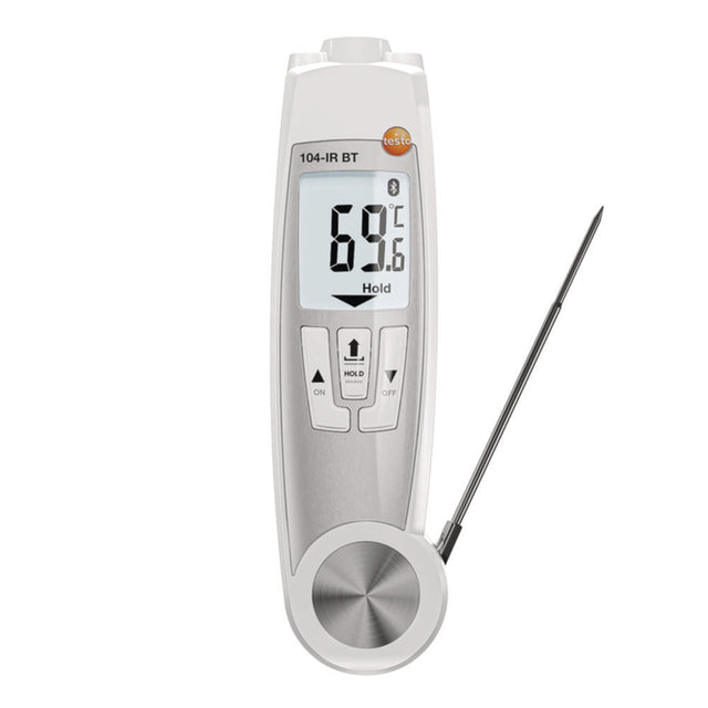 Productfoto van Infrared/Penetration Food Thermom. testo 104-IR BT with app connection