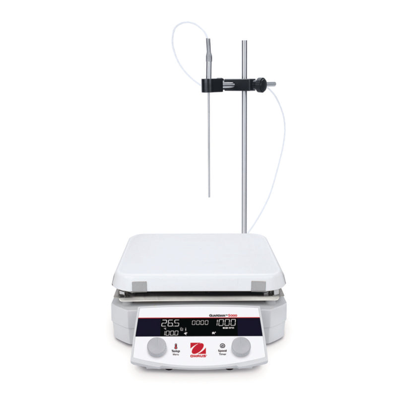 Productfoto van Magneetroerder met verwarming, Guardian 5000 e-G52HS10C incl. probe holder kit-1 en PT1000