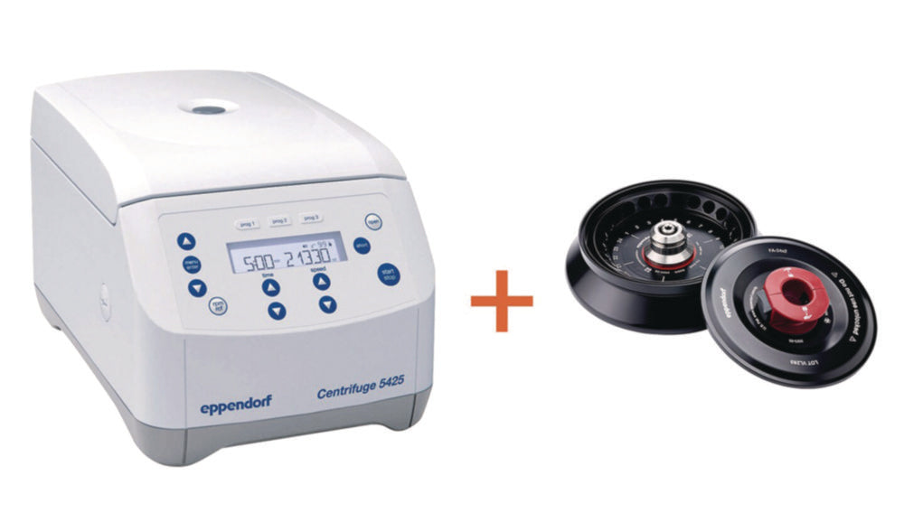 Centrifuge 5425 G, GLP-toepassingen, ongekoeld, toetsenbord, incl rotor FA-24x2 QuickLock Pro