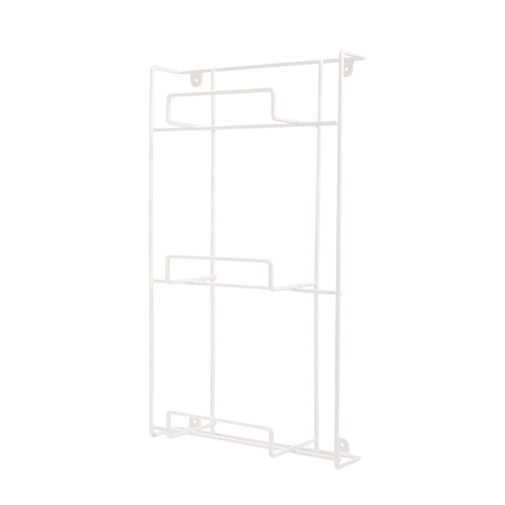 LLG-handschoendispenser voor 3 dozen frontinzet, 260x90x440mm, draad met nylon coating, incl. bevestigingsmateriaal