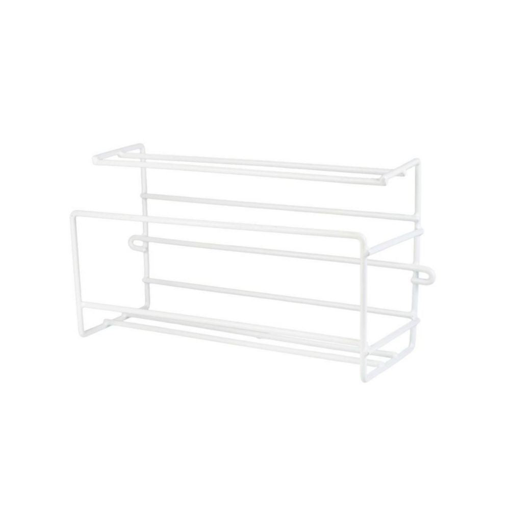 LLG-Dispenser voor 1 doos handschoenen zijdelings inzetstuk, 265x100x155mm, draad met nylon coating, incl. bevestigingsmateriaal
