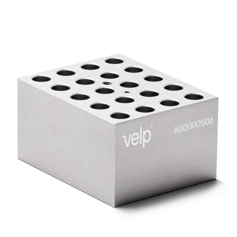 [EN]: Blocks for microcentrifuge tubes for dry block heater ECODRYBlock | Type: MCT-W20-V015-B