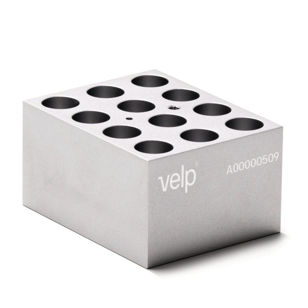 [EN]: Blocks for centrifuge tubes for dry block heater ECODRYBlock | Type: CCT-W12-V150-A