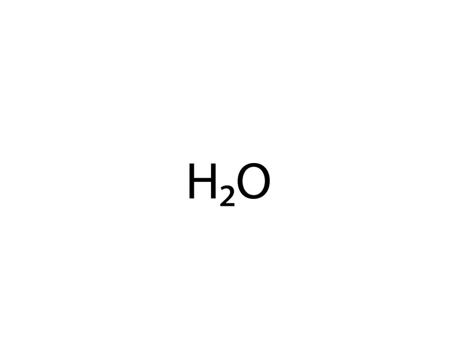 Structuurformule van water