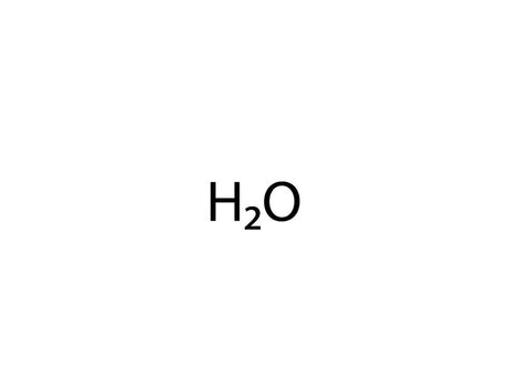 Structuurformule van water