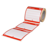 Close-it etiket rood 150x150mm Food Phar