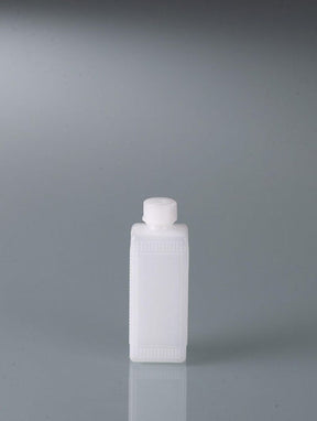 Vierkante flessen met schroefdop, HDPE, nauwe hals 