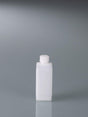 Vierkante flessen met schroefdop, HDPE, nauwe hals 