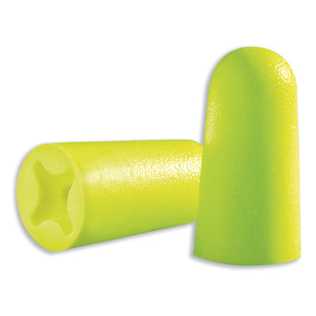 Productfoto van Oordoppen x-fit model, maat M, kleur lime, SNR 37 db(A) zonder koord, los, pak van 200 paar