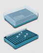 Productfoto van PCR-rek 96 x 0,2 ml, HDPP, 125 x 88 x 31 mm