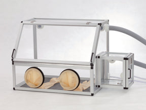 Productfoto van Glovebox met transferkamer 1210x700x600 mm, PMMA/AL