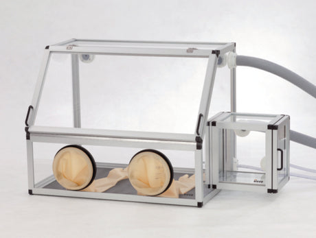 Productfoto van Glovebox 890x700x600 mm, PMMA/AL