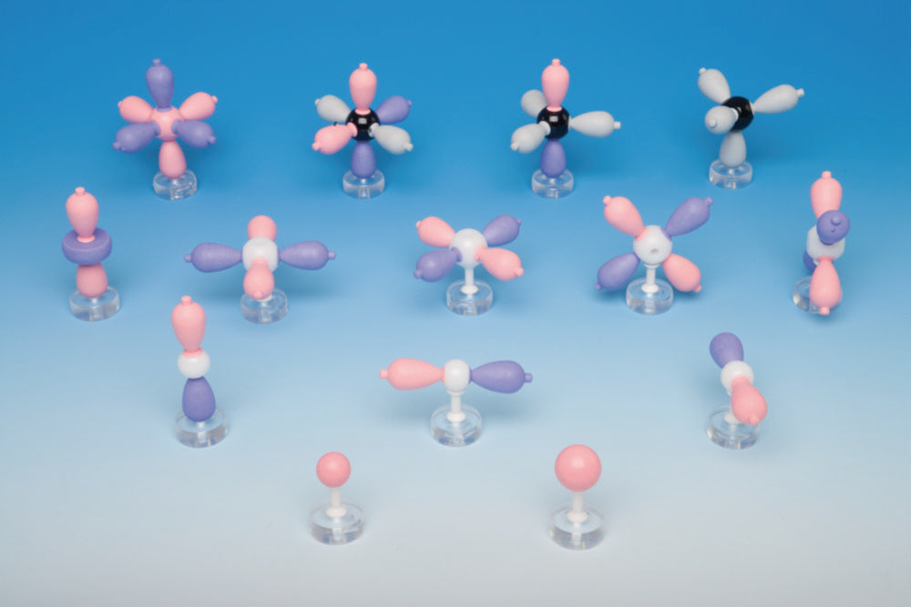Molecuulbouwdoossysteem Molymod® | beschrijving: Organicaset, stereochemie, klein, 70 atomen, 92 verbindingen