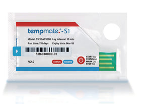 Productfoto van Wegwerpdatalogger TempMateS1