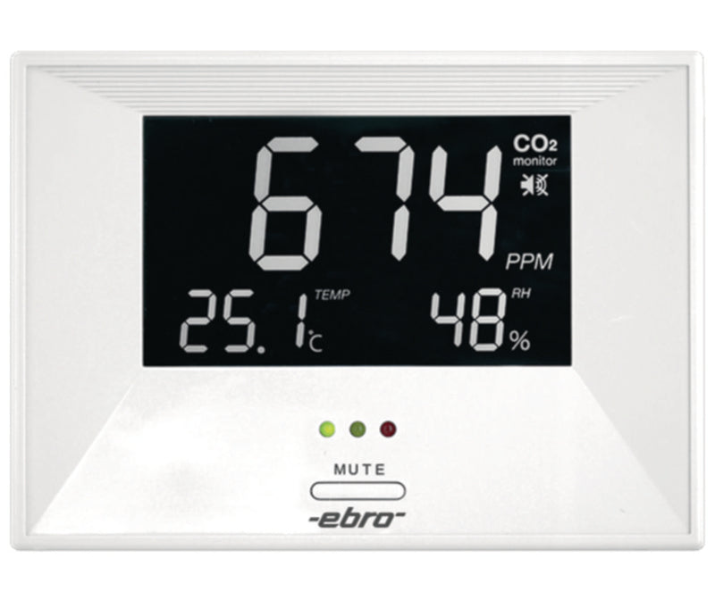 Productfoto van Klimaatmonitor RM100, meet CO2  temperatuur, luchtvochtigheid
