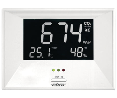 Productfoto van Klimaatmonitor RM100, meet CO2  temperatuur, luchtvochtigheid