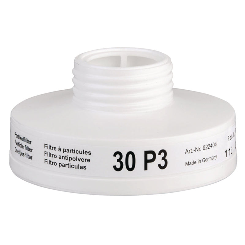 Productfoto van Schroeffilter voor halfgelaatsmasker 30 P3, beschermingsklasse P3