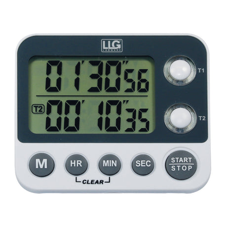 Productfoto van Tijdklok, duaal, 2-kanaals 99 h 5 min 59 sec