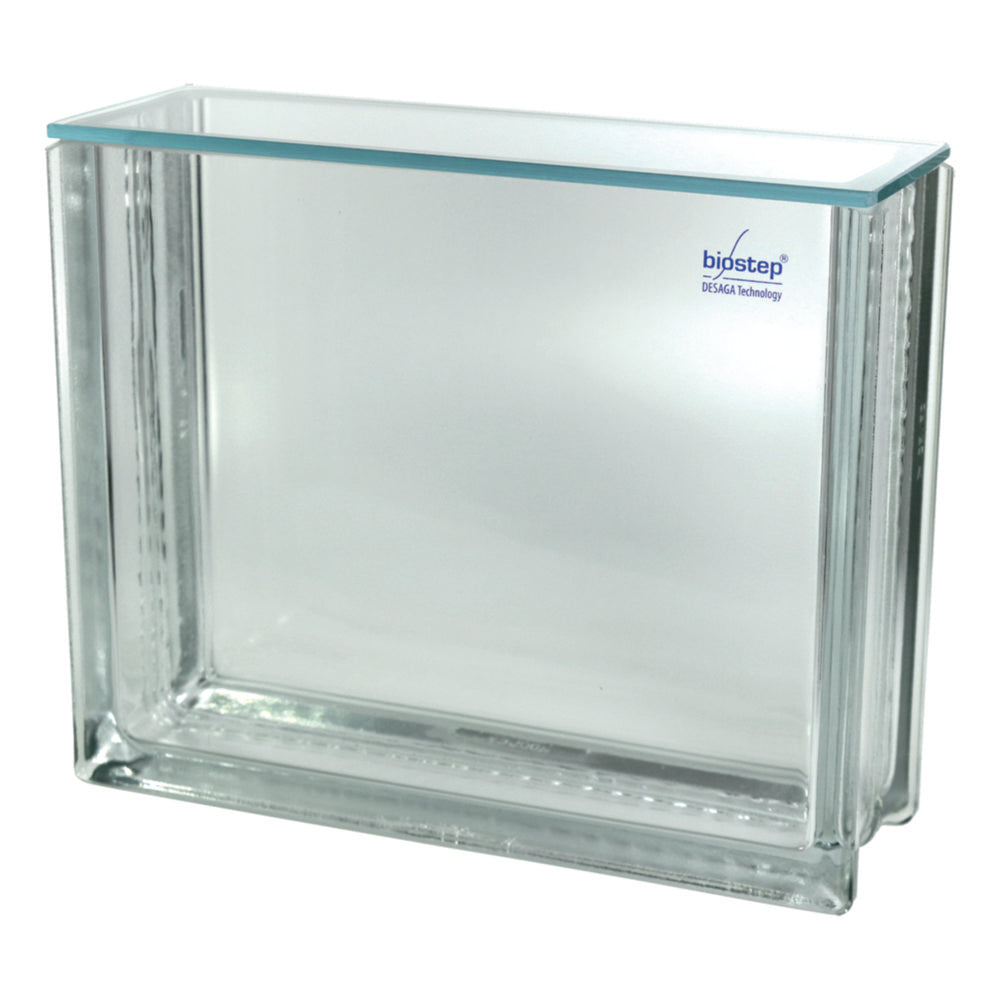 Standaard ontwikkelbakken, met glazen deksel | materiaal: borosilicaatglas 3.3