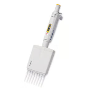 Acura® manual 855 multikanaal pipet, 2–20 µl, 8-kanaals, verstelbaar, autoclaafbaar
