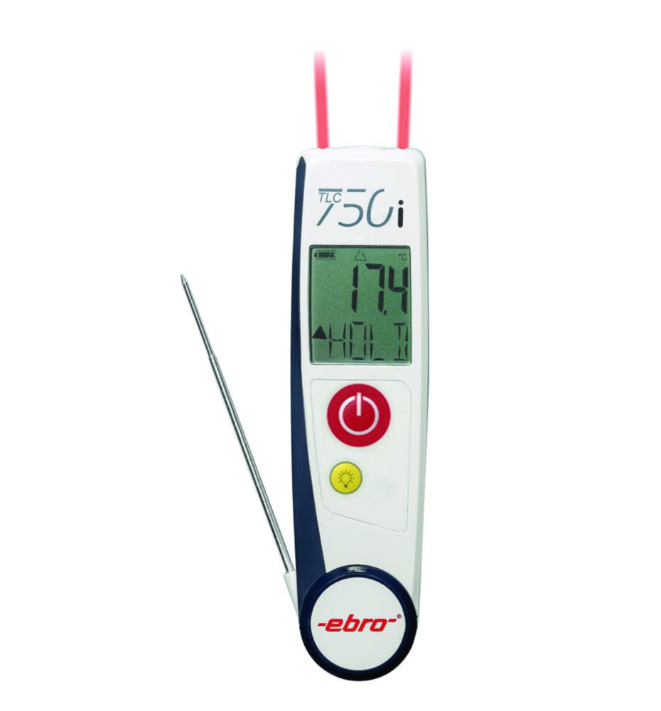 Gecombineerde Infrarood- en insteekthermometer Ebro TLC 750i-V2