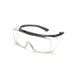 Productfoto van Veiligheidsbril, 5X2 Advanced, zijramen,  zwart-groen montuur, heldere lens, vanguard coating