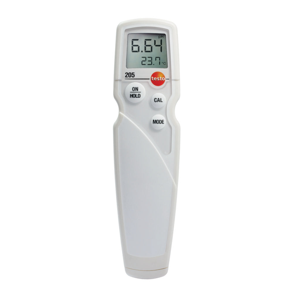 pH meter, pH205, pH 0-14, met elektrode en wand- en gordelhouder
