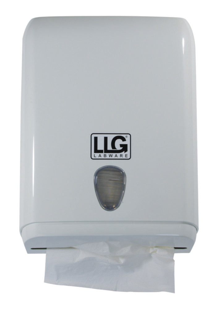 Handdoekdispenser, wit voor tissue tot 245 mm breed