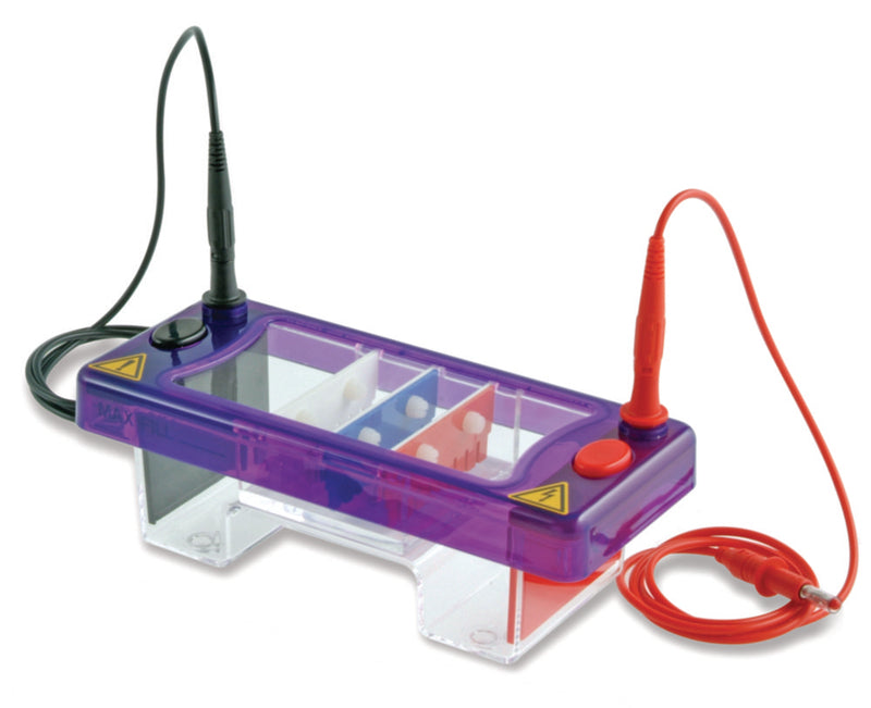 Productfoto van Elektroforesekamer multiSUB  Mini, 70x70 mm UV Tray, 2x kam 8 samples, loading guide, casting dams