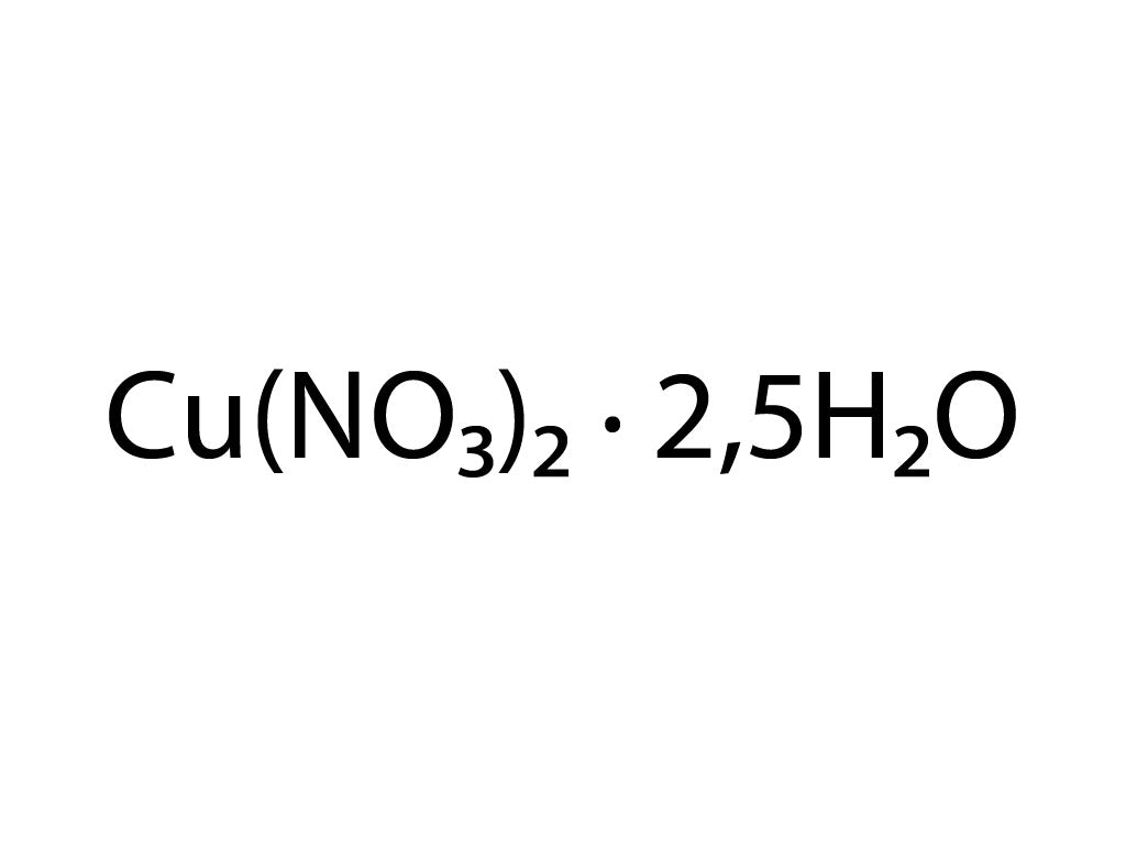 Koper(II)nitraat trihydraat, ch.z.