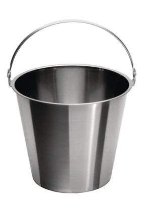 Emmer 15 l, RVS, 320 mm, Ø 330 mm, zonder deksel 