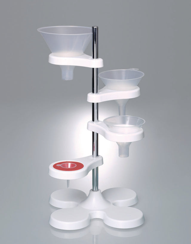 Productfoto van Filtreerstandaard PVC voor 4  trechters, 150 x 550 x 500 mm