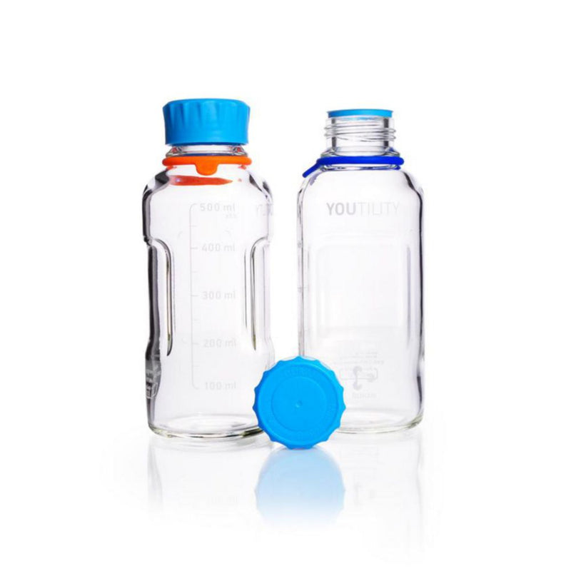 Productfoto van Fles 500ml, Youtility, BORO 3.3, Wijdmonds, Helder, GL45, met dop