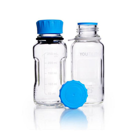 Productfoto van Fles 250ml, Youtility, BORO 3.3, Wijdmonds, Helder, GL45, met dop