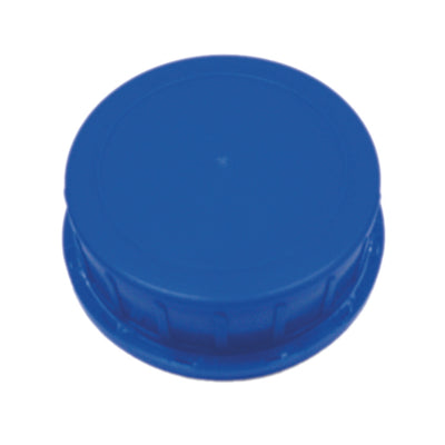 Schroefdop(org) PP, blauw, GL80K, voor HDPE vierkante flessen, WM