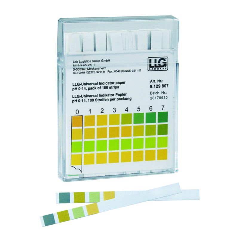 pH-indicatorstrips 0-6, non-bleeding